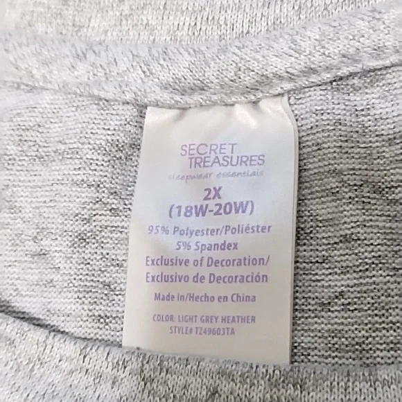 YAWN soft sweater, tee, or sleep shirt - Picture 3 of 4